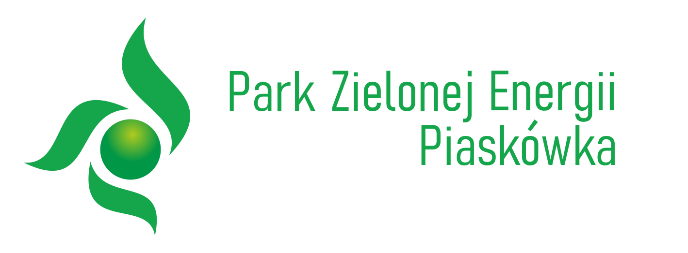 Logo zielony park energii piaskówka